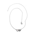Platinum Over Sterling Silver Necklace 18 Inches 8.60 Grams - Sticky add to cart bar