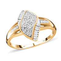 White Diamond Ring in Sterling Silver (Size 8) 3.60 ctw