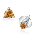 Brazilian Citrine Solitaire Stud Earrings in Platinum Over Sterling Silver 1.40 ctw - Sticky add to cart bar