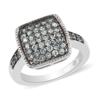 Narsipatnam Alexandrite Ring in Platinum Over Sterling Silver (Size 8.0) 1.10 ctw