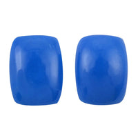 AAA Ceruleite Set of 2 (Cush 8x6 mm) 2.00 ctw