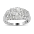 SGL Certified 10K White Gold Diamond G-H I3 Ring 3.80 Grams 1.00 ctw - Sticky add to cart bar