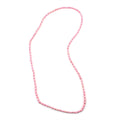 Pink Wooden Beaded Rope Necklace 38 Inches - Sticky add to cart bar