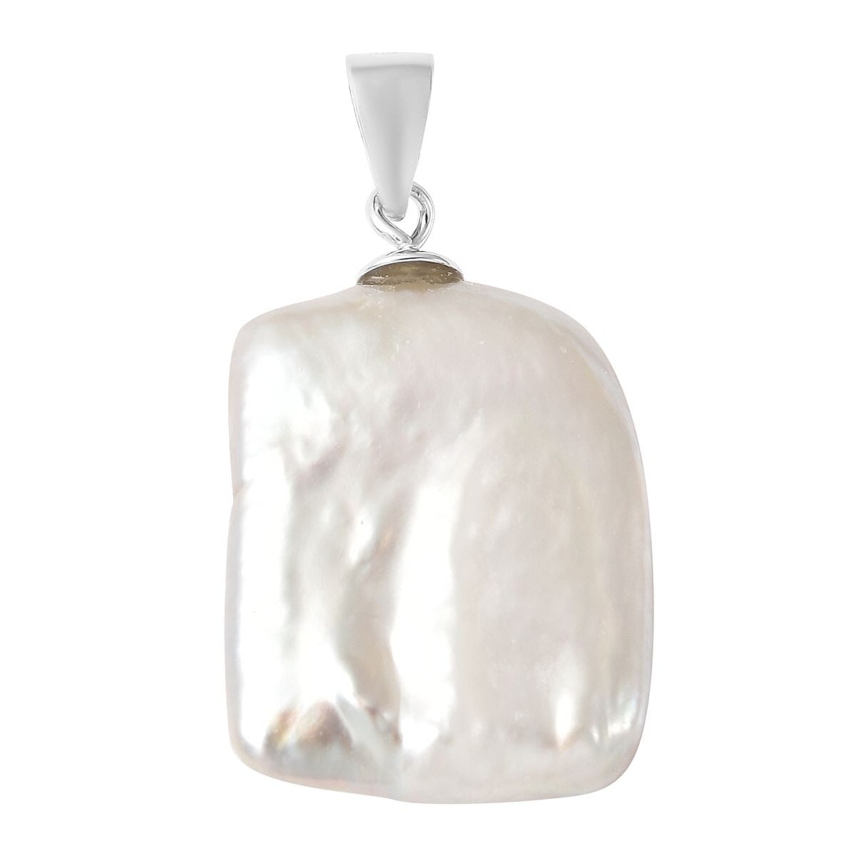 Keshi Pearl Pendant in Sterling Silver