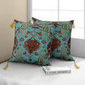 Set of 2 Black Turkish Handmade Double Sided Cushion Cover (18x18) - Sticky add to cart bar