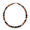 Rainbow Color Rutilated Quartz Beaded Necklace 20 Inches in Rhodium Over Sterling Silver 443.00 ctw - Sticky add to cart bar