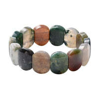 264.50 ctw Indian Agate Stretch Bracelet