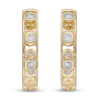 Diamond G-H I3 Earrings in 10K Yellow Gold 4.65 Grams 0.50 ctw