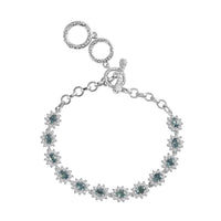 Narsipatnam Alexandrite and Zircon Tennis Bracelet in Platinum Over Sterling Silver (6.50 In) 9.10 Grams 4.50 ctw