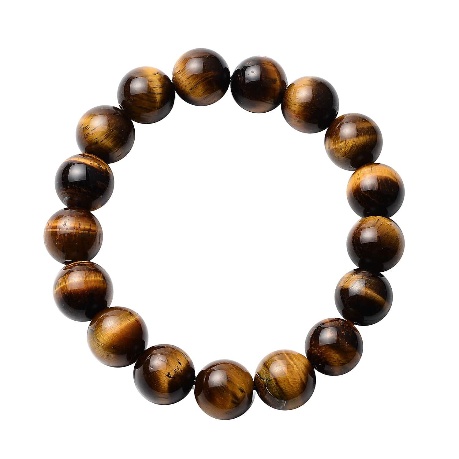 Pietersite Beaded Stretch Bracelet 151.00 ctw