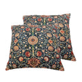 Set of 2pcs Multi Color floral Pattern 100% Polyester Cushion Cover (18"x18") - Sticky add to cart bar