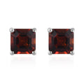Brazilian Cherry Citrine Solitaire Stud Earrings in Platinum Over Sterling Silver 1.15 ctw - Sticky add to cart bar