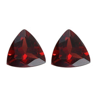 AAA Mozambique Garnet Set of 2 (Trl 8 mm) 3.86 ctw