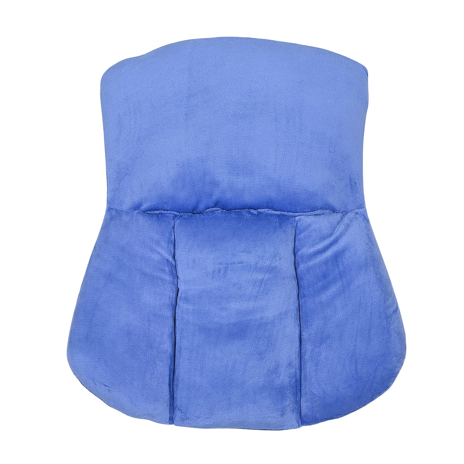 Velvet Soft Back Support Cushion - Light Blue (25"x22"x10'') (Microfiber)
