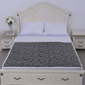 HOMESMART Gray Embossed Short Plush with White Sherpa Double Layer Blanket (59"x79") - Sticky add to cart bar