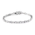 LUSTRO STELLA Made with Finest CZ Bracelet in Platinum Over Sterling Silver (8.00 In) 10.75 Grams 16.60 ctwLUSTRO STELLA Made with Finest CZ Bracelet in Platinum Over Sterling Silver (8.00 I - Sticky add to cart bar