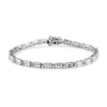 LUSTRO STELLA Made with Finest CZ Bracelet in Platinum Over Sterling Silver (8.00 In) 13 Grams 26.70 ctw - Sticky add to cart bar