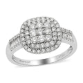 RHAPSODY IGI Certified Diamond E-F VS Ring in 950 Platinum 5.75 Grams 1.00 ctw - Sticky add to cart bar