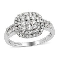 RHAPSODY IGI Certified Diamond E-F VS Ring in 950 Platinum 5.75 Grams 1.00 ctw