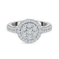 IGI Certified RHAPSODY 950 Platinum IGI Certified E-F VS Diamond Ring 5.75 Grams 1.00 ctw