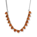 Serra Gaucha Citrine Necklace 18 Inches in Platinum Over Sterling Silver 11.80 Grams 10.75 ctw - Sticky add to cart bar