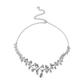 LucyQ Splash Collection Tanzanite Necklace 20 Inches in Rhodium Over Sterling Silver 33 Grams 3.25 ctw - Sticky add to cart bar