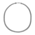 Mesh Chain Necklace 24 Inches in Stainless Steel - Sticky add to cart bar