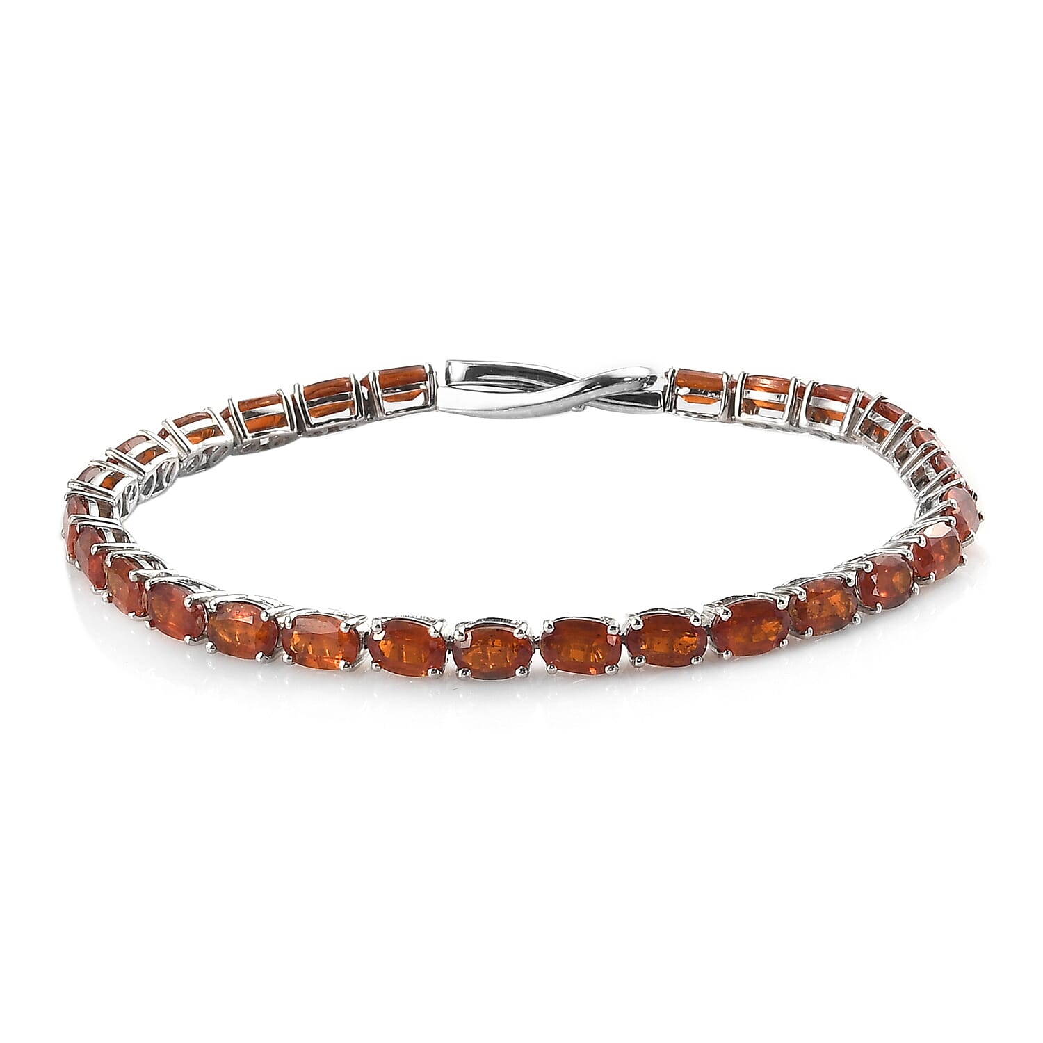 Indigo Kyanite Tennis Bracelet in Platinum Over Sterling Silver (7.25 In) 9.15 Grams 16.20 ctw