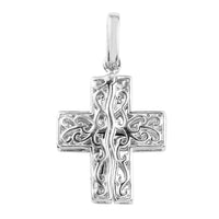 KARIS Cross Pendant in Platinum Bond