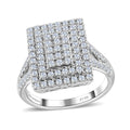 RHAPSODY 950 Platinum IGI Certified Diamond E-F VS Ring 7.70 Grams 1.00 ctw - Sticky add to cart bar