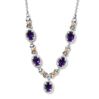KARIS 2.10 ctw Brazilian Citrine Necklace 18 Inches in ION Plated 18K YG, Platinum Bond & Stainless Steel