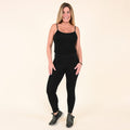 Tamsy Black 90% Cotton & 10% Spandex Women Legging - S - Sticky add to cart bar