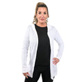 Jovie White Color Linen Women Cardigan with Hood Size - S - Sticky add to cart bar