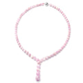 Kunzite Beaded Necklace 20 Inches with Magnetic Lock in Rhodium Over Sterling Silver 274.00 ctw - Sticky add to cart bar