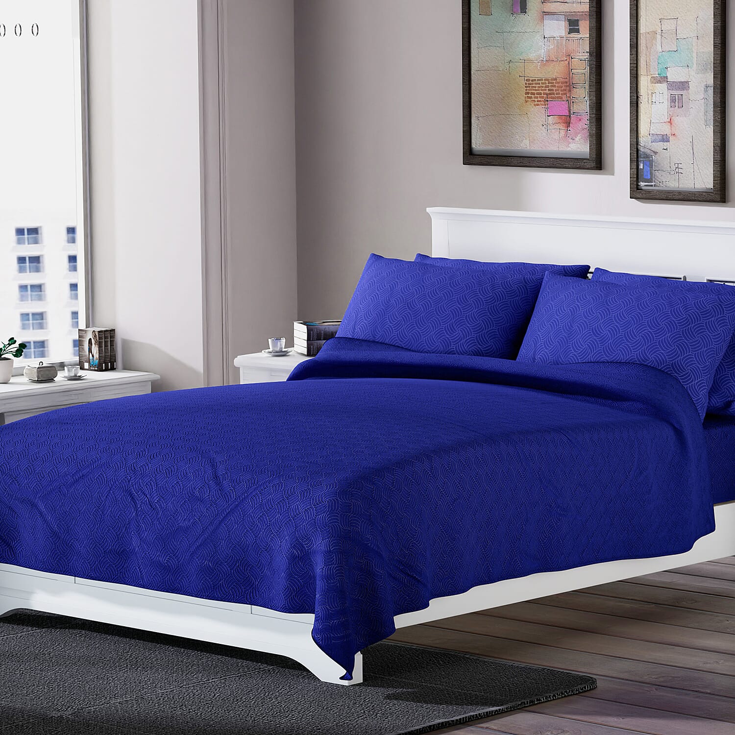 "80gsm Solid sheet set of 6 100% polyester. Twin:  Flat sheet:66*96+4” Fitted sheet:39*75+14”  Pillowcase:20*30+4”*4"