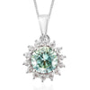 Blue Moissanite