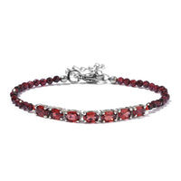 Peridot Bracelet in Platinum Bond (8.00 In) 11.00 ctw
