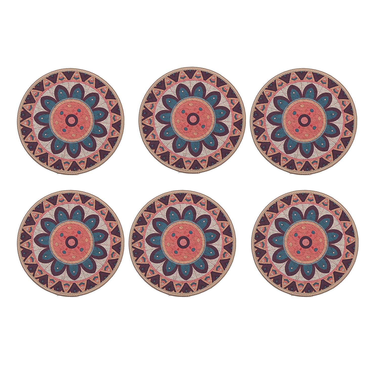Multi Color Hot Pot Stand 3 Small (6.8") and 3 Big (7.8")