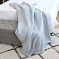 HOMESMART Beige Solid Microfiber Sherpa Blanket - Sticky add to cart bar