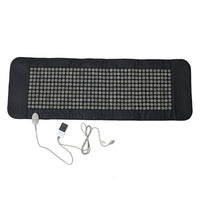 UTK DC Black Faux Leather Jade Heating Pad - Large