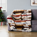 HOMESMART Beige and Red Tribal Printed Pattern Single Layer Sherpa Blanket 59"x78") - Sticky add to cart bar