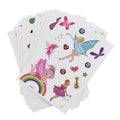 12 Sheets Multi Color Flying Angel Pattern 3D Temporary Tattoos Stickers - Sticky add to cart bar