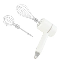 HOMESMART White Portable and Cordless USB Rechargeable Hand Mixer (1200 mAh)