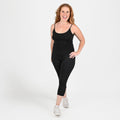 TAMSY Black High Waisted Capri Leggings -S - Sticky add to cart bar