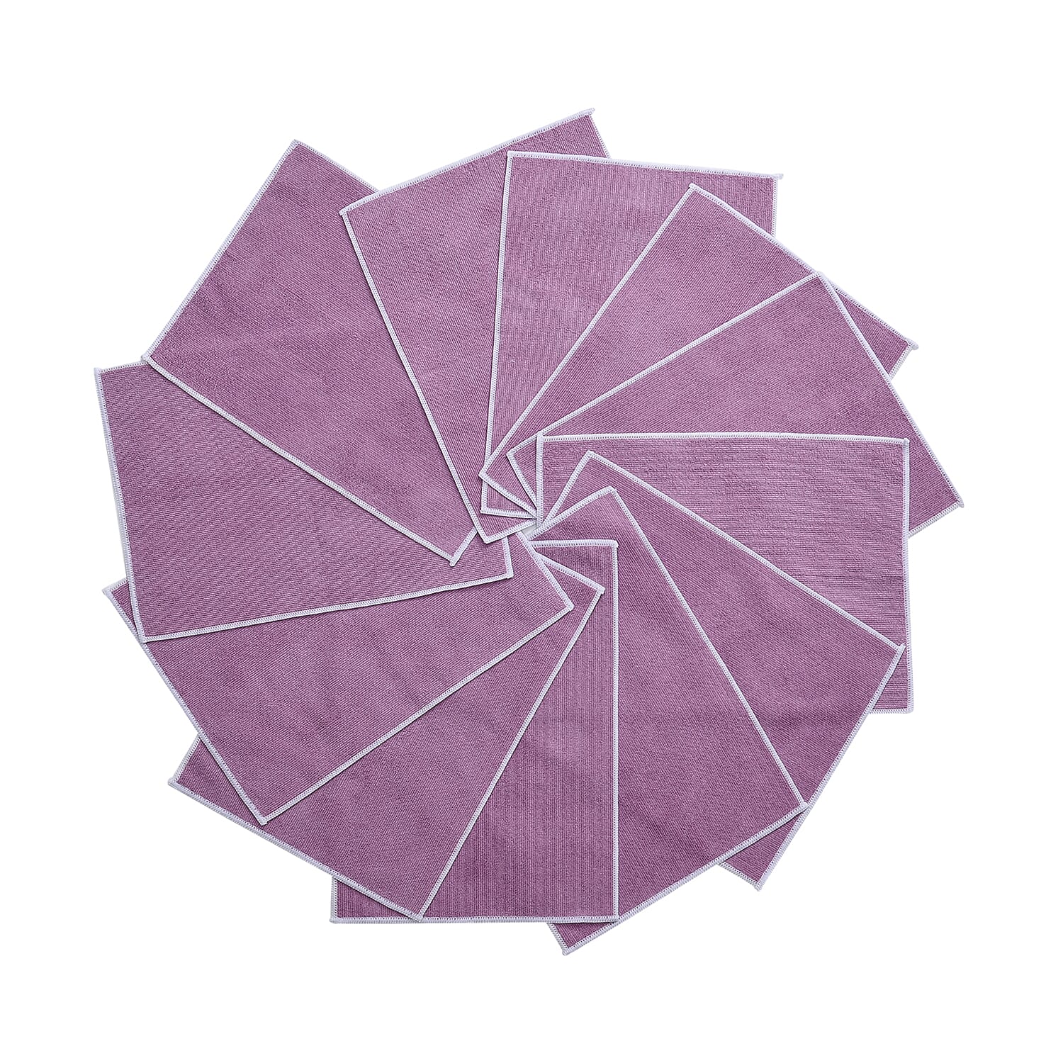 HOMESMART Set of 12 Pink Auto Cleaning Towel (11.81"x15.7")