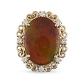 Iliana 18K Yellow Gold Canadian Ammolite and G-H SI Diamond Pendant without Chain 3.50 Grams 5.45 ctw - Sticky add to cart bar