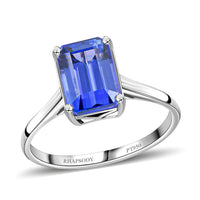 DOORBUSTER RHAPSODY 950 Platinum AAAA Tanzanite Solitaire Ring (4.50 g) 4.25 ctw