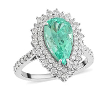 Rhapsody 950 Platinum AAAA Boyaca Colombian Emerald, Diamond (E-F, VS) Ring (Size 7.0) (6.70 g) 4.00 ctw