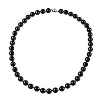 Shungite 400.00 ctw Necklace in Rhodium Over Sterling Silver 20 Inches