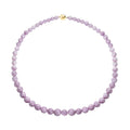 10K Yellow Gold Kunzite 7-12 mm Beaded Necklace 18 Inches with Magnetic Lock 443.50 ctw - Sticky add to cart bar